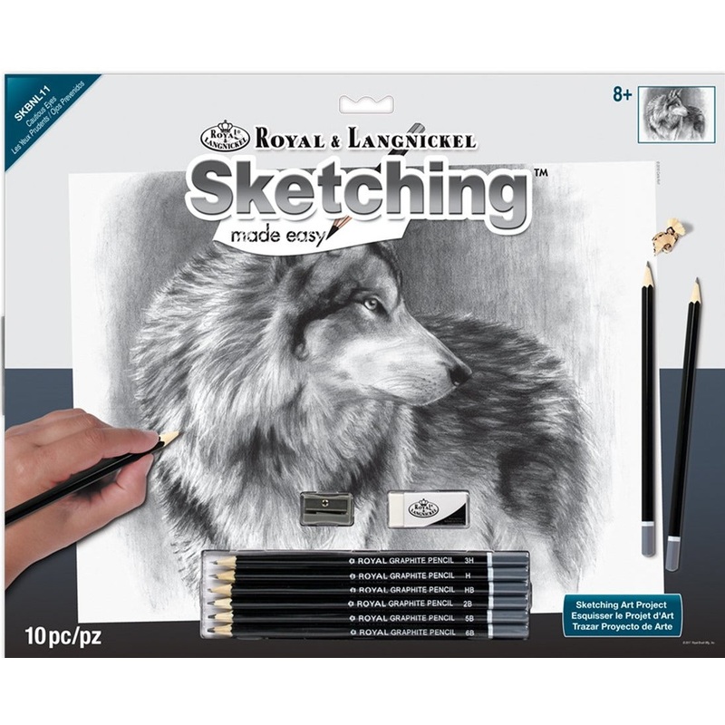 Royal Brush Cautious Eyes Large Sketching