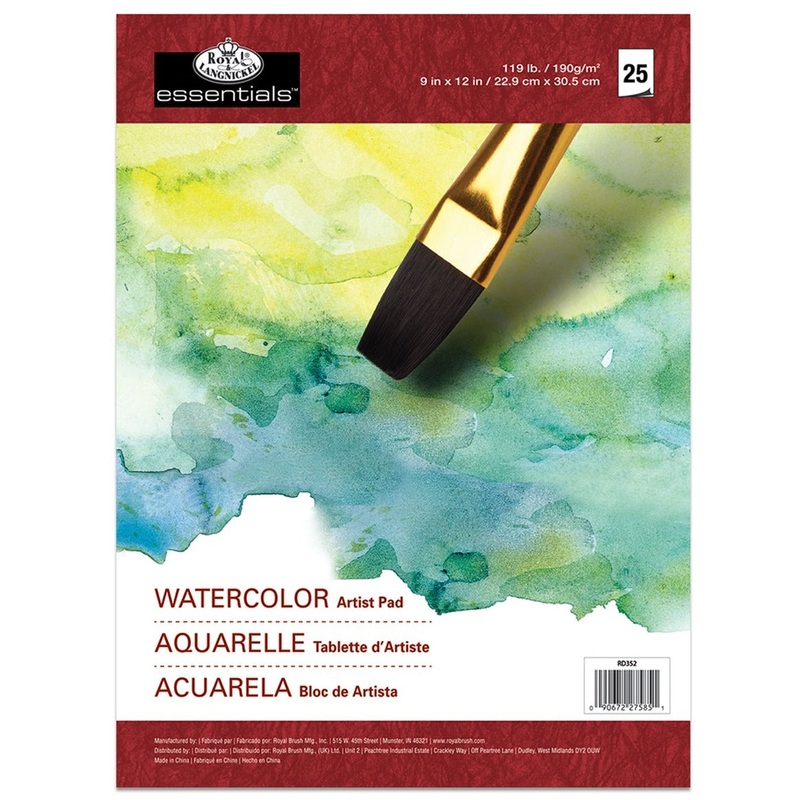 Royal Brush Water Color Pad 9x12