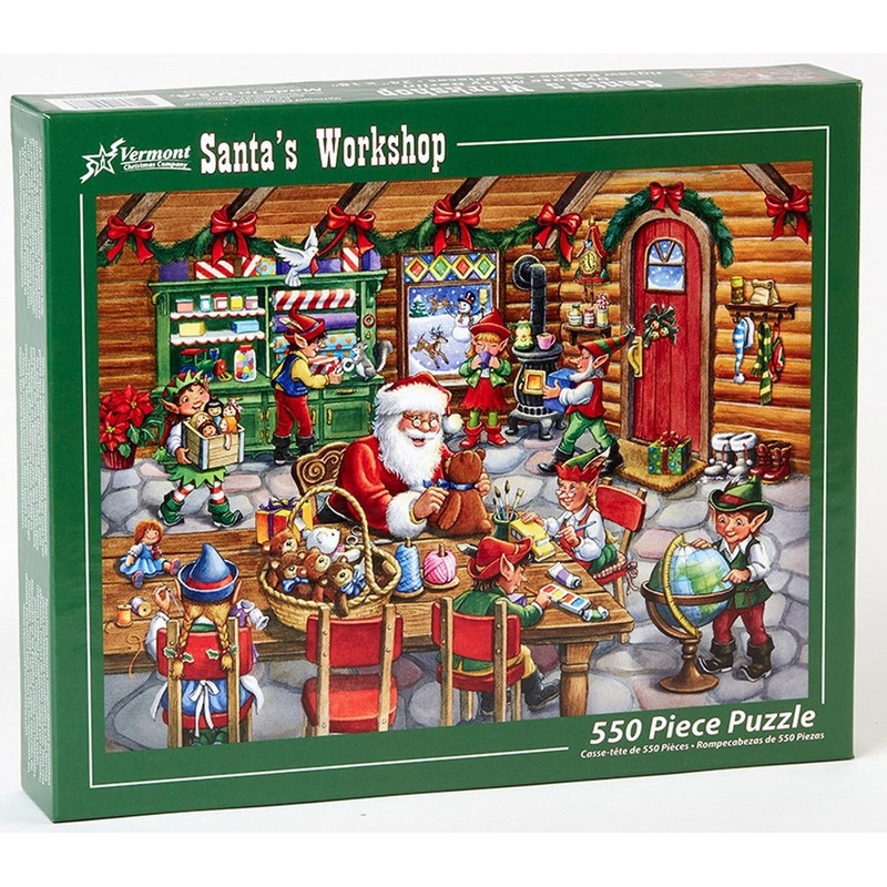 Santa's Workshop 550pc Puzzle