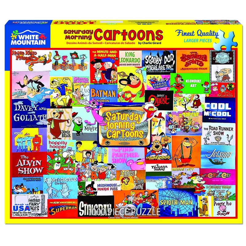 Saturday Morning Cartoons 1000pc Puzzle