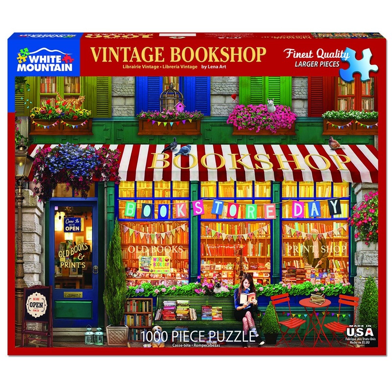 Vintage Bookshop 1000pc Puzzle