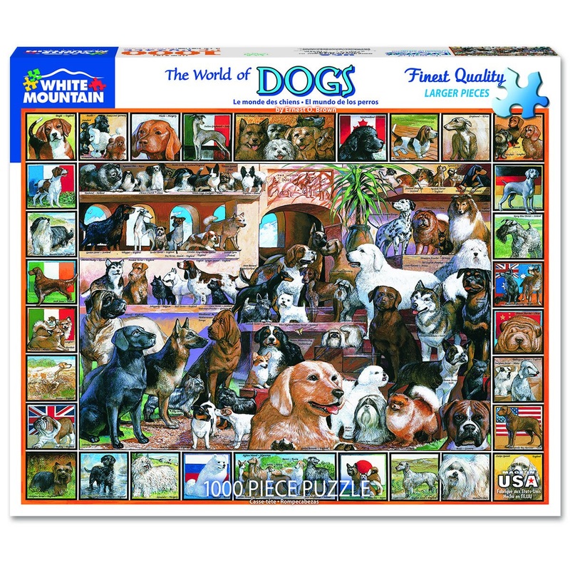 World of Dogs 1000pc Puzzle
