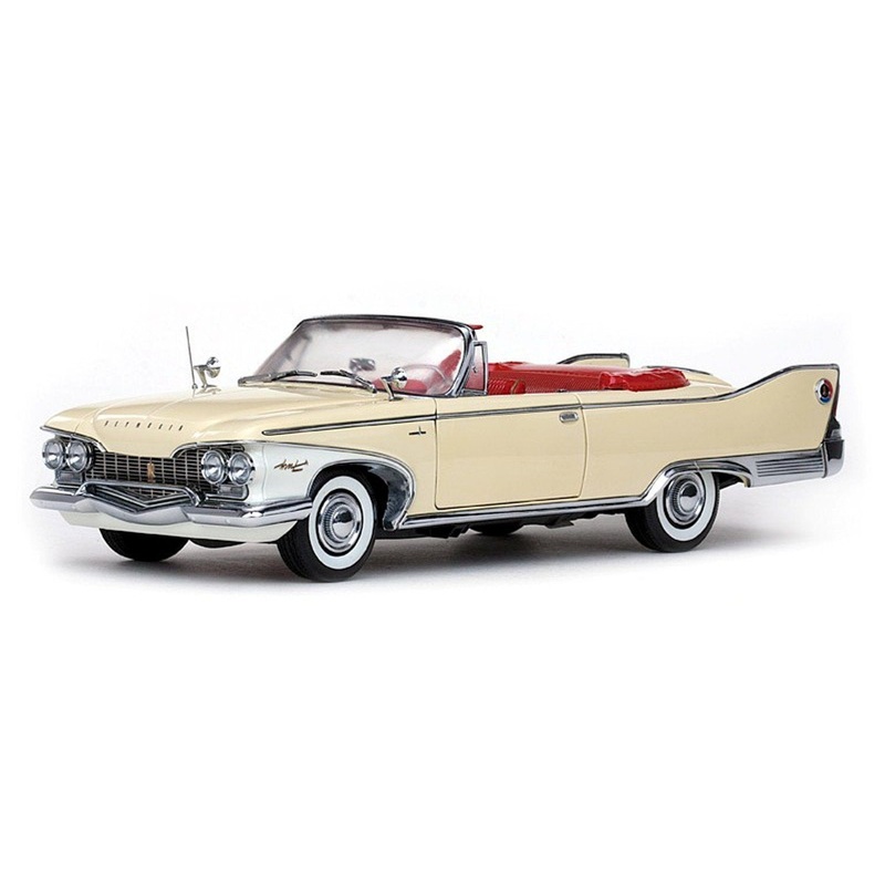 1/18 1960 Plymouth Fury Open Convertible Buttercup Yellow