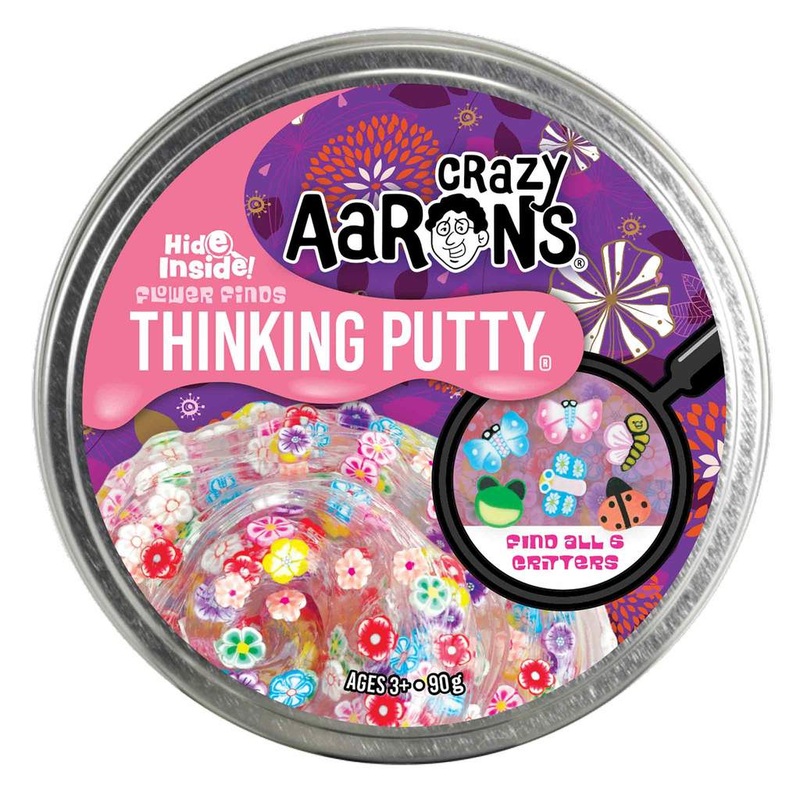 4" Flower Finds Crazy Aaron's Thinking Putty
