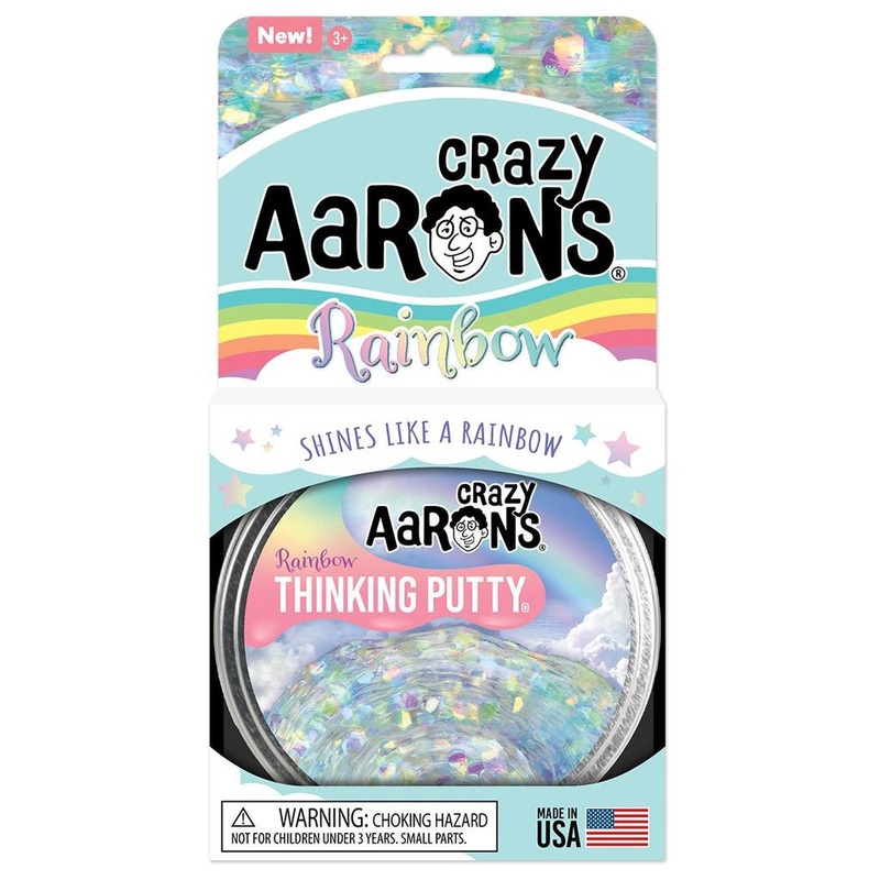 4" Rainbow Thinking Putty