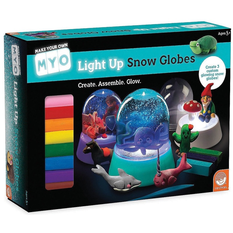 Make Your Own Light Up Snow Globes
