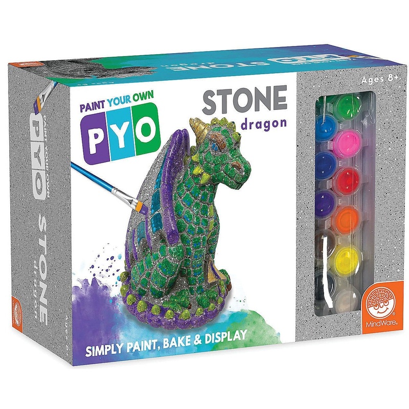 Paint Your Own Stone Dragon
