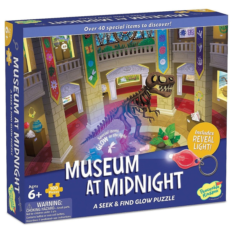 Seek & Find Museum at Midnight Puzzle