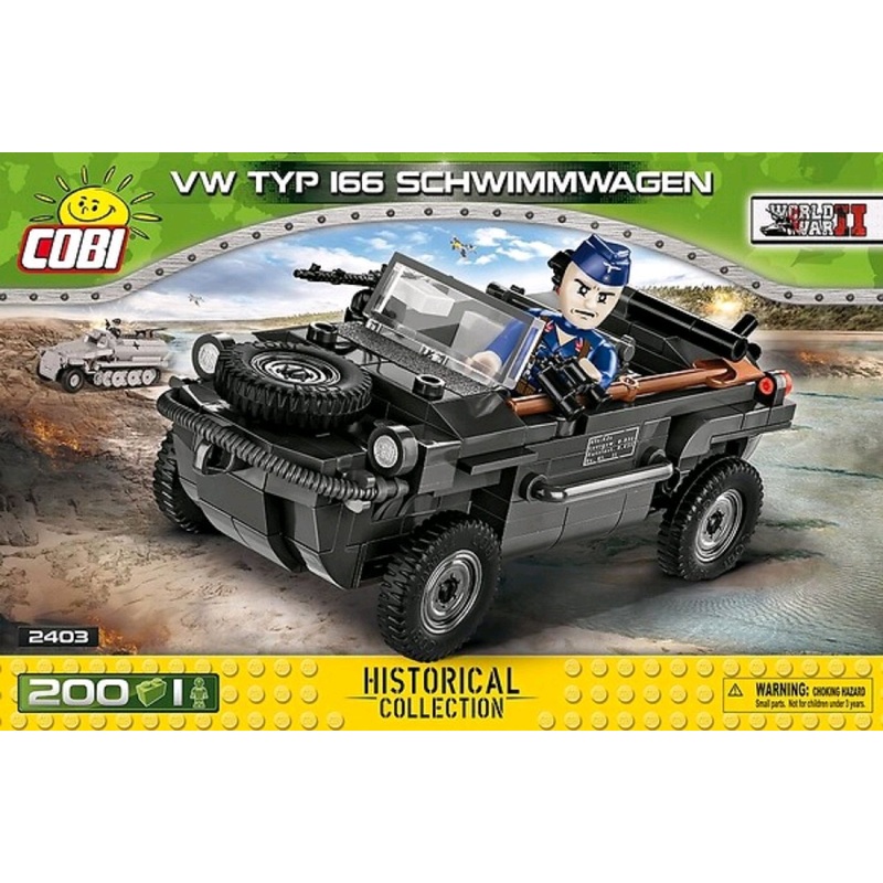 VW Typ 166 Schwimmwagen 200 Pieces