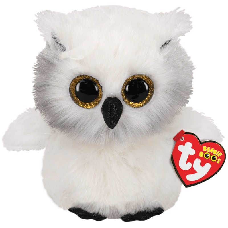 Austin - White Owl - Beanie Boo