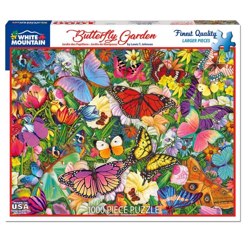 Butterfly Garden 1000pc Puzzle WMP1700