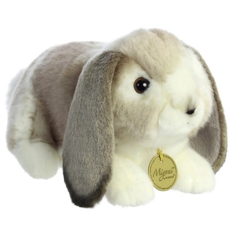 Miyoni - 9" Holland Lop Rabbit Grey