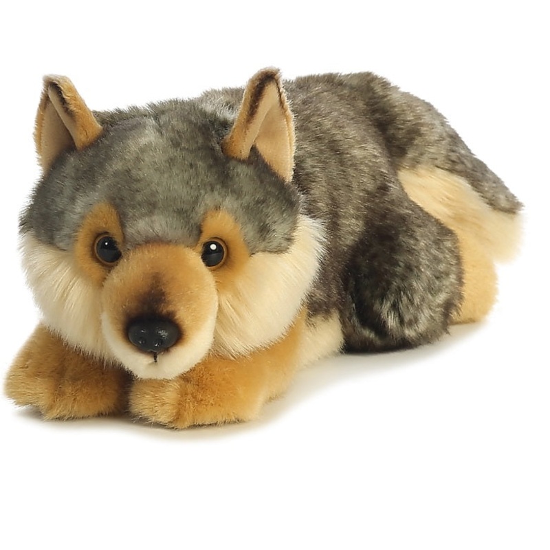 Miyoni Cuddly - 11" Wolf Lying