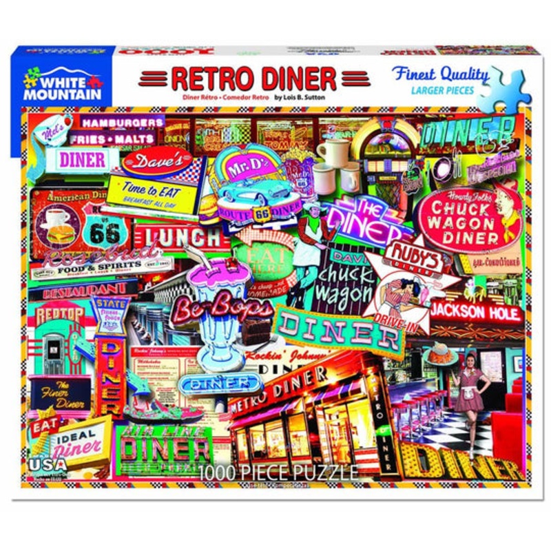 Retro Diner 1000pc Puzzle