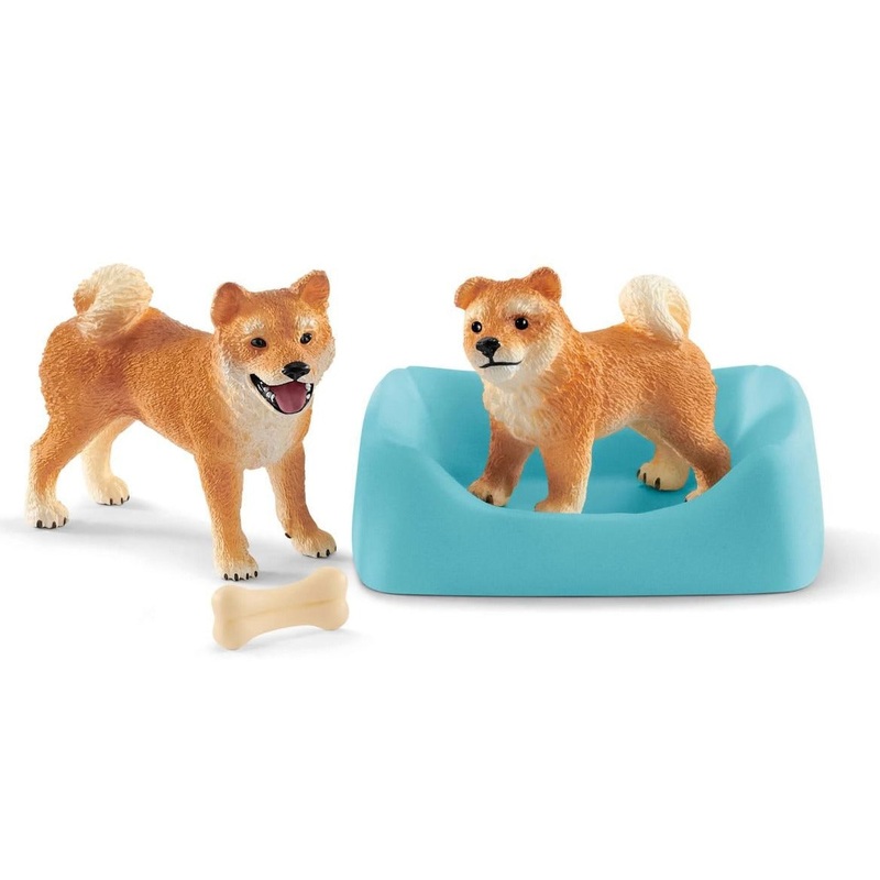 Shibu Inu Mother and Baby