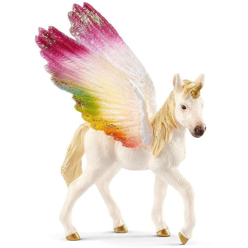 Winged Rainbow Unicorn Foal