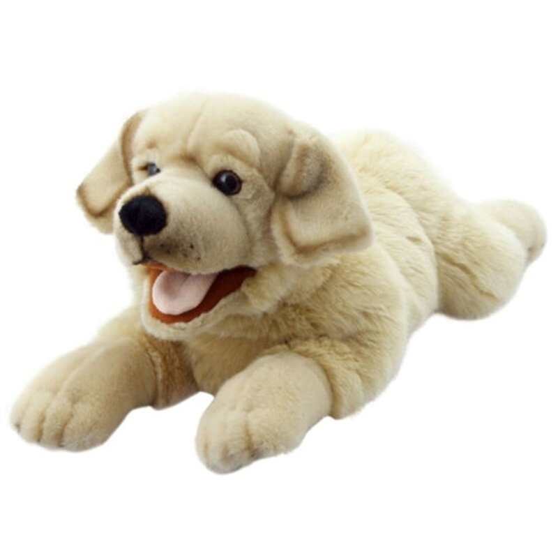 Yellow Labrador Puppet