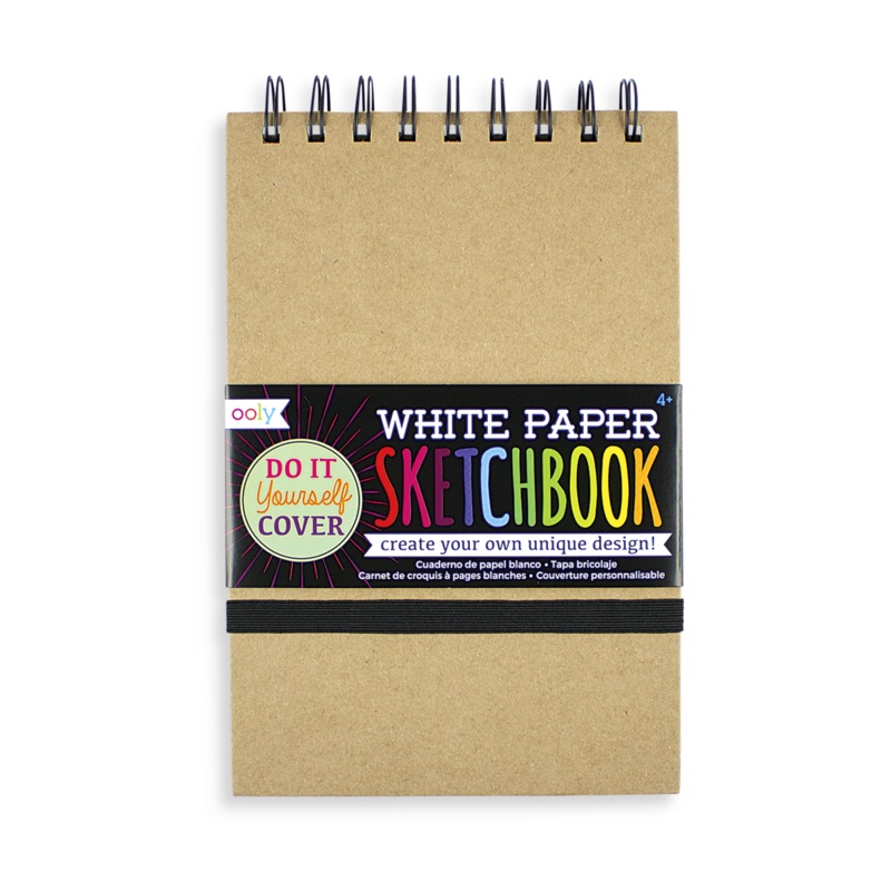 5x7.5 Small White Sketchbook