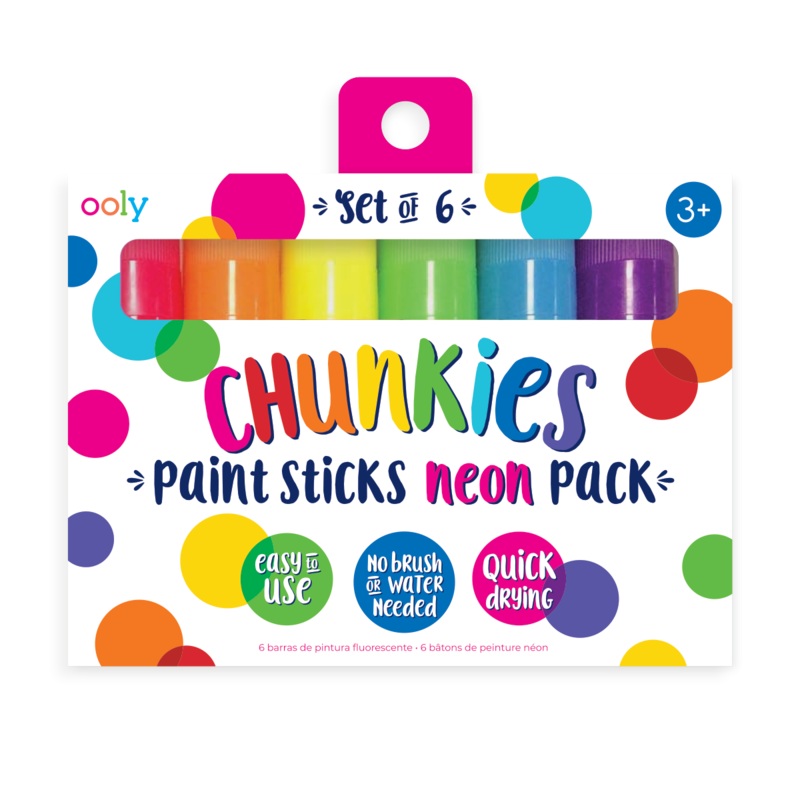 Chunkies Paint Sticks - Neon - set of 6