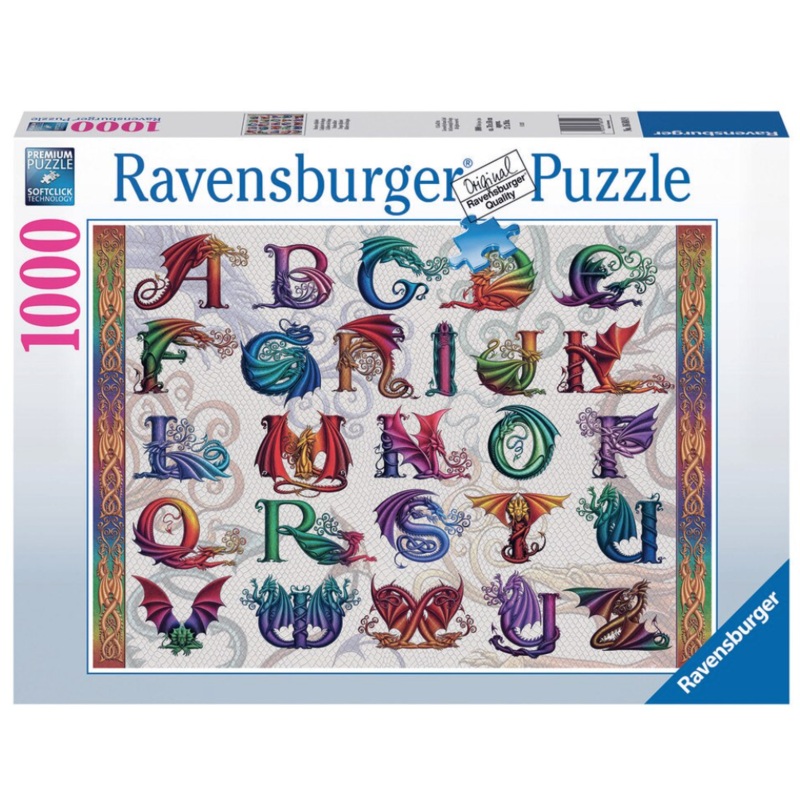 Dragon Alphabet 1000pc Puzzle