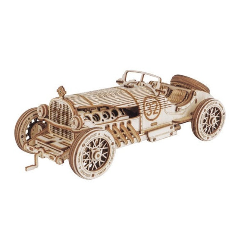 Grand Prix Car Laser Cut Wood Kit