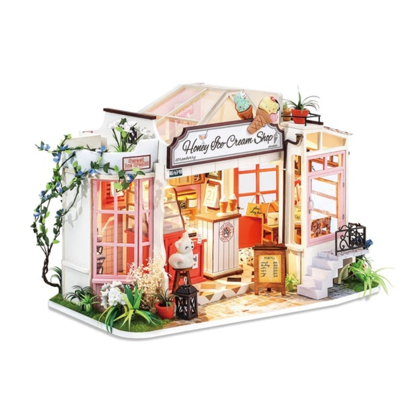 Honey Ice-cream Shop Miniature Kit