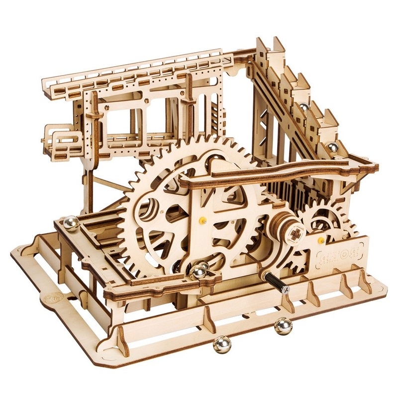 Marble Run Cog Coaster Laser Cut Wood Kit