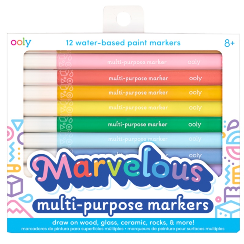 Marvelous Mutli Purpose Paint Marker - Set of 12