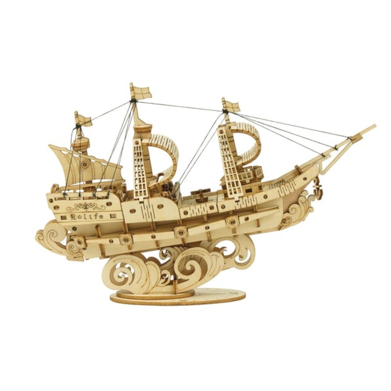 Sailling Ship Laser Cut Wood Kit