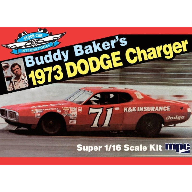 1/16 1973 Buddy Baker's Dodge Charger Stock Car