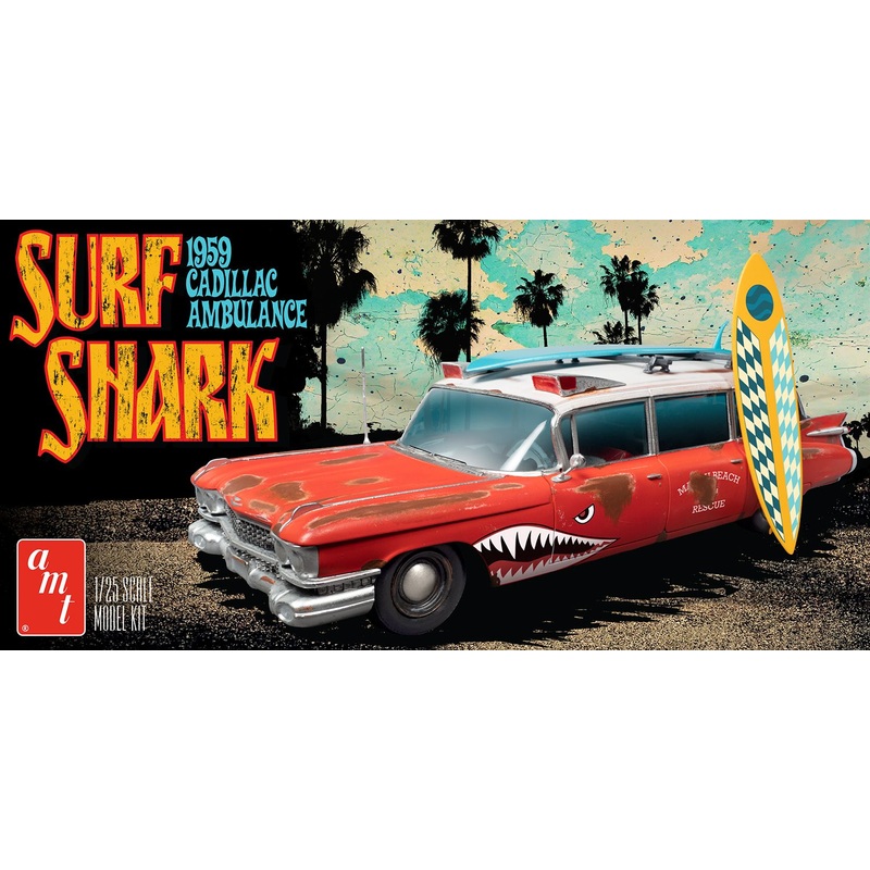 1/25 1959 Cadillac Ambulance  'Surf Shark'
