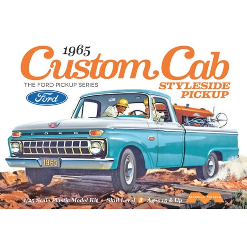 1/25 1965 Ford F-100 Custom Cab Styleside "Long Bed" Pickup