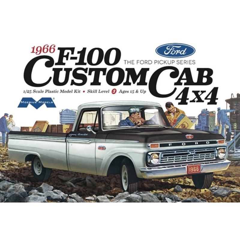 1/25 1966 Ford F-100 Custom Cab 4x4 Pickup