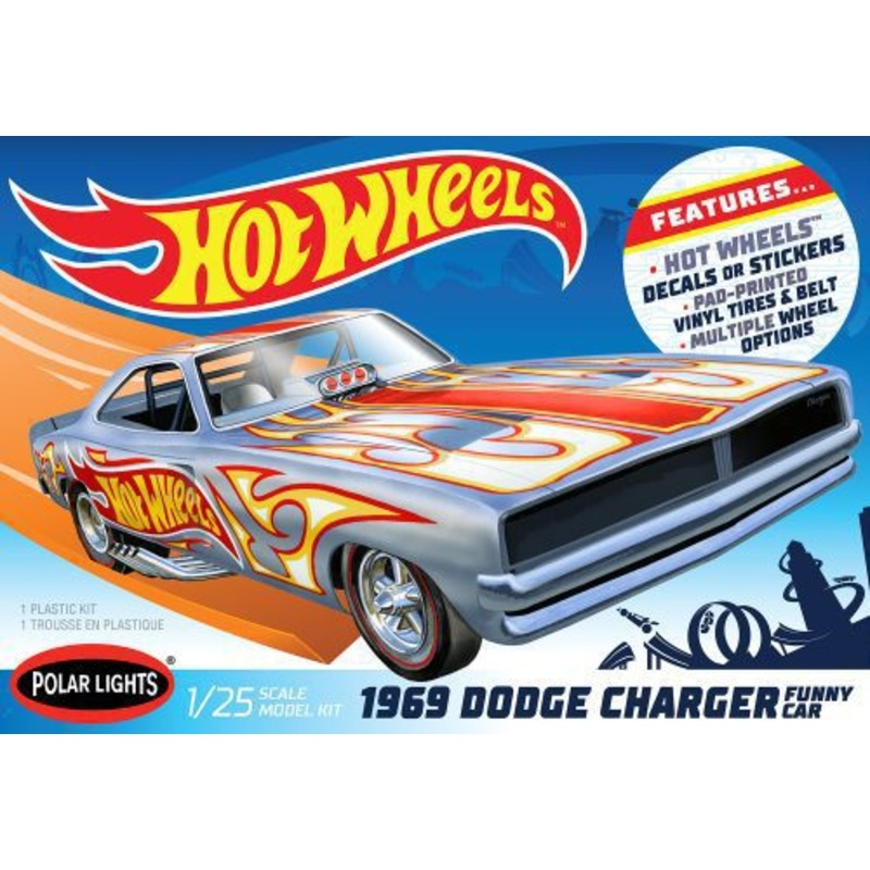 1/25 1969 Dodge Charger Funny Car Hot Wheels