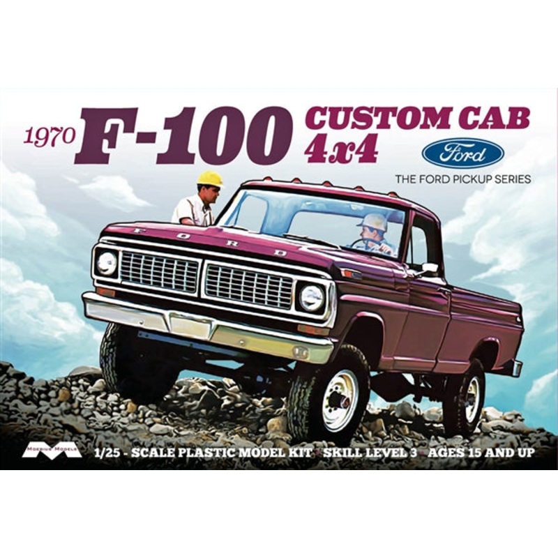 1/25 1970 Ford F-100 Custom 4 x 4 Pickup