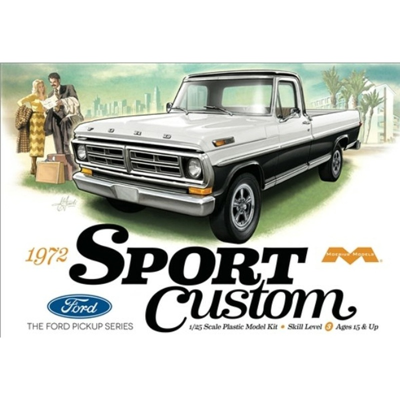 1/25 1972 Ford Sport Custom Pickup Truck