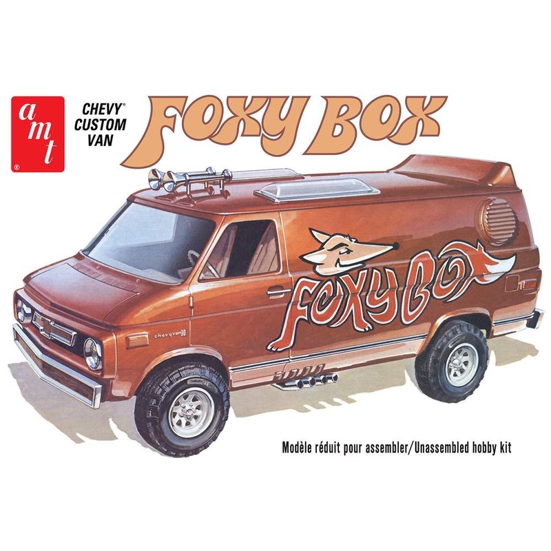 1/25 1975 Chevy Van Foxy Box Model Kit