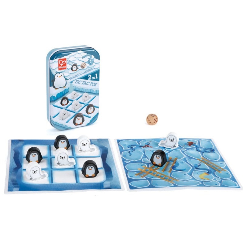 2 in 1 Tic Tac Toe/Snakes & Ladders