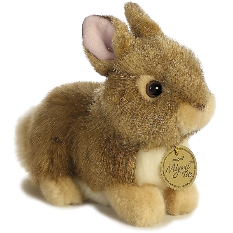 Miyoni Tots - 7" Baby Bunny - Tan