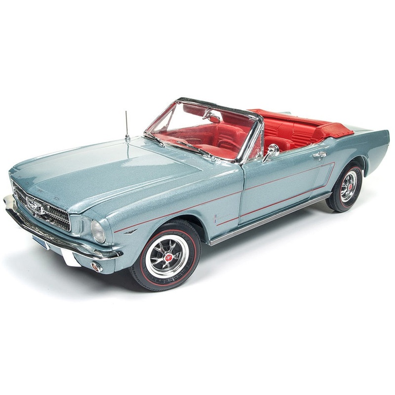 1/18 1965 Ford Mustang Convertible Gray