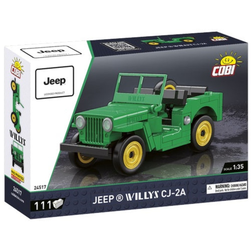 1/35 Jeep Willys CJ-2A Green 111pc