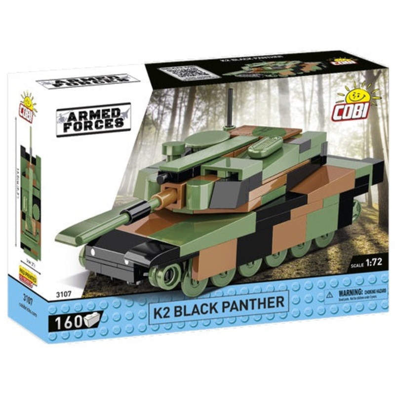 1/72 K2 Black Panther Tank 160pc