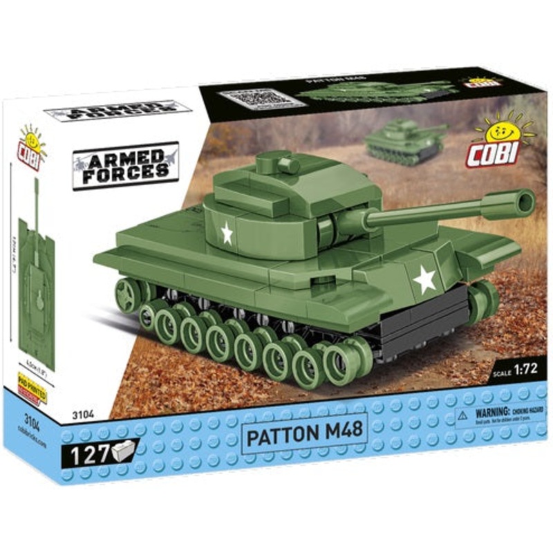 1/72 Patton M48 Tank 127pc