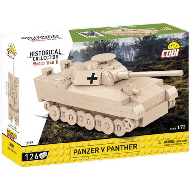 1/72 WWII Panzer V Panther Tank 126pc