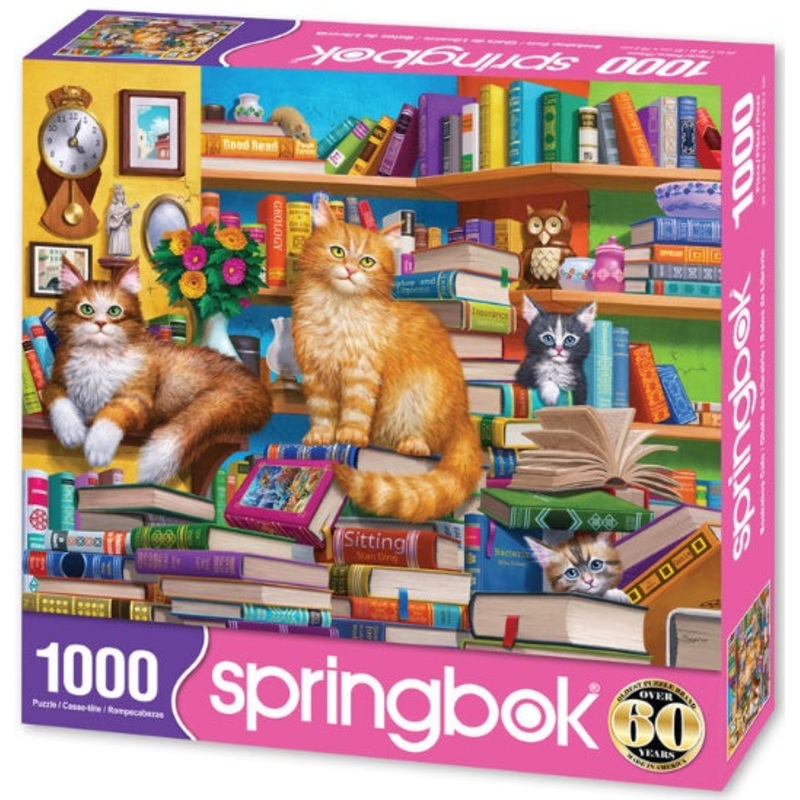 Bookshop Cats 1000pc Puzzle