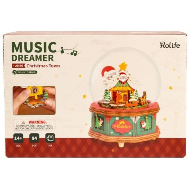 Christmas Town Music Box
