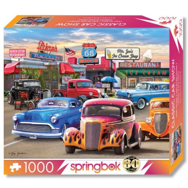 Classic Car Show 1000pc Puzzle