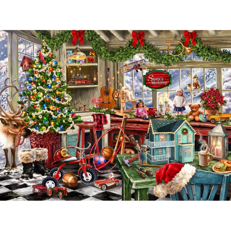 Santa's Workshop 1000pc Puzzle