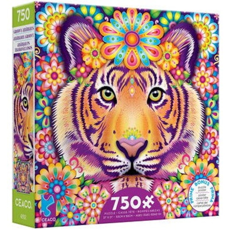 Tiger Groovy Animal 750pc Puzzle