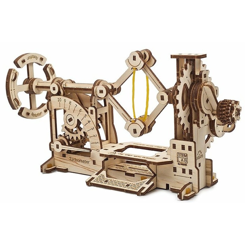 UGears Stem Tachometer Mechanical Wooden Model Kit